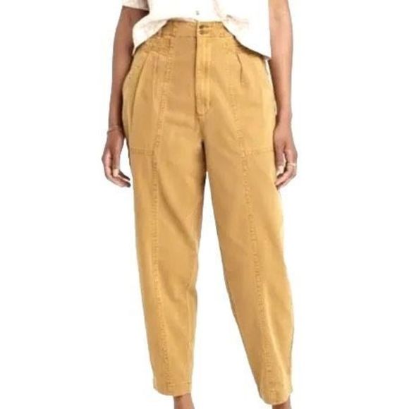 Universal Thread Jeans Universal Thread Mustard Cropped Highrise
